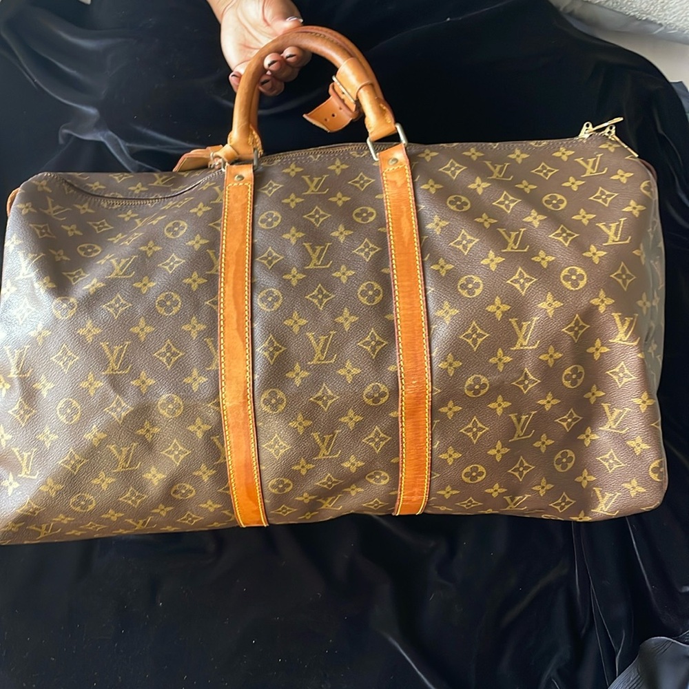 Louis Vuitton Vintage Bandoulière 50 Keepall Travel Bag/Duffle